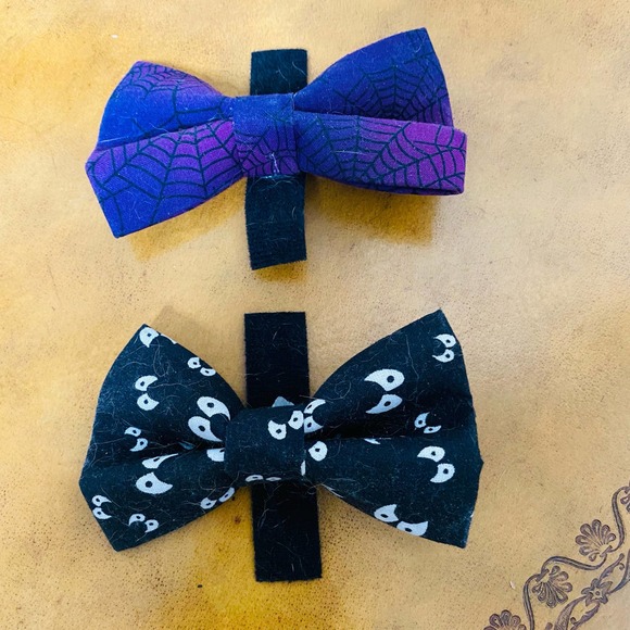Halloween Dog Bow Ties Velcro - Picture 2 of 5